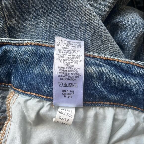 Maurices Distressed Light Wash Skinny Jean Size 18W - Picture 5 of 11